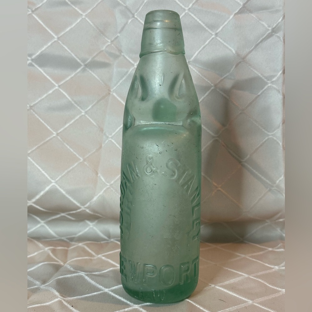 JORDAN & STANLEY 10oz VICTORIAN CODD BOTTLE Circa 1890'S